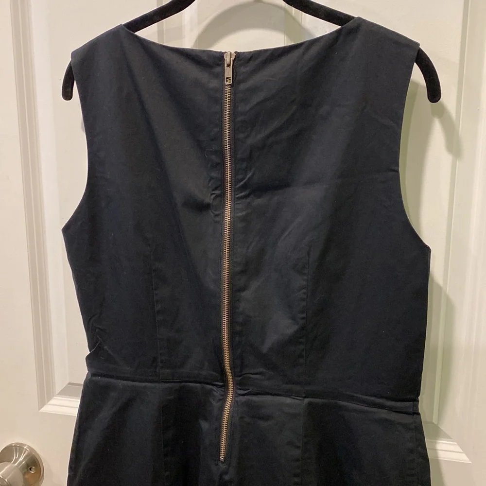 H&M Sexy Black Sheath Dress With Exposed Back Zip
